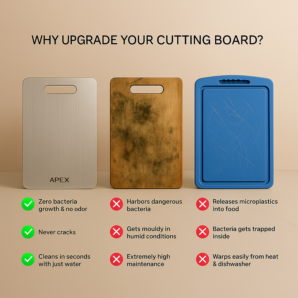 Apex Titanium Cutting Board 3 Boards